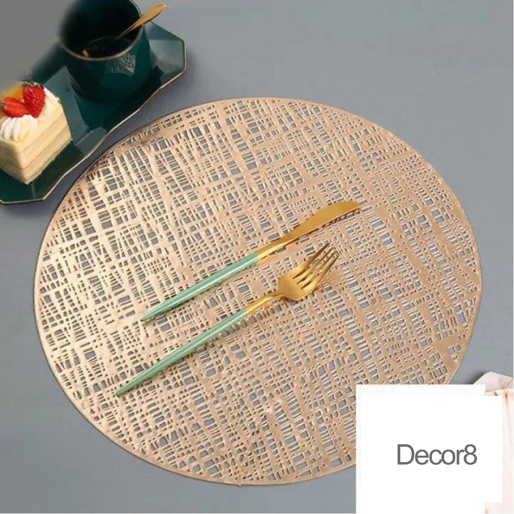 2pcs CoasterTable Mat Set Non-Slip PVC Placemats