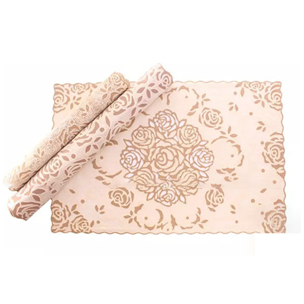 3pcs-Table-Mat-Set-Placemats-Dressing-Table-Beige-Flower