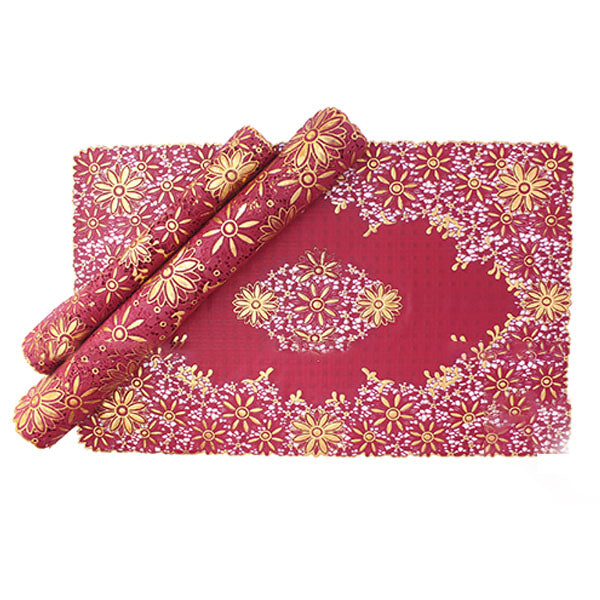 3pcs-Table-Mat-set-Placemats-Dressing-Table-Crimson-Flowers