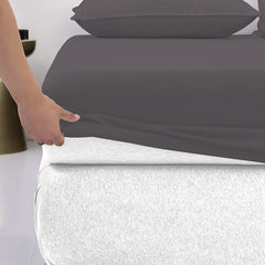 Cotton Fitted Sheet Charcoal