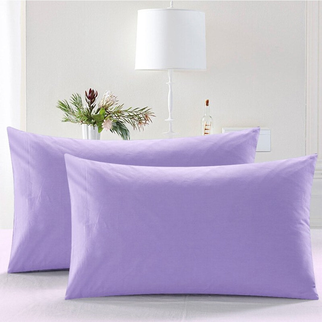 Cotton Pillow Covers - Magenta