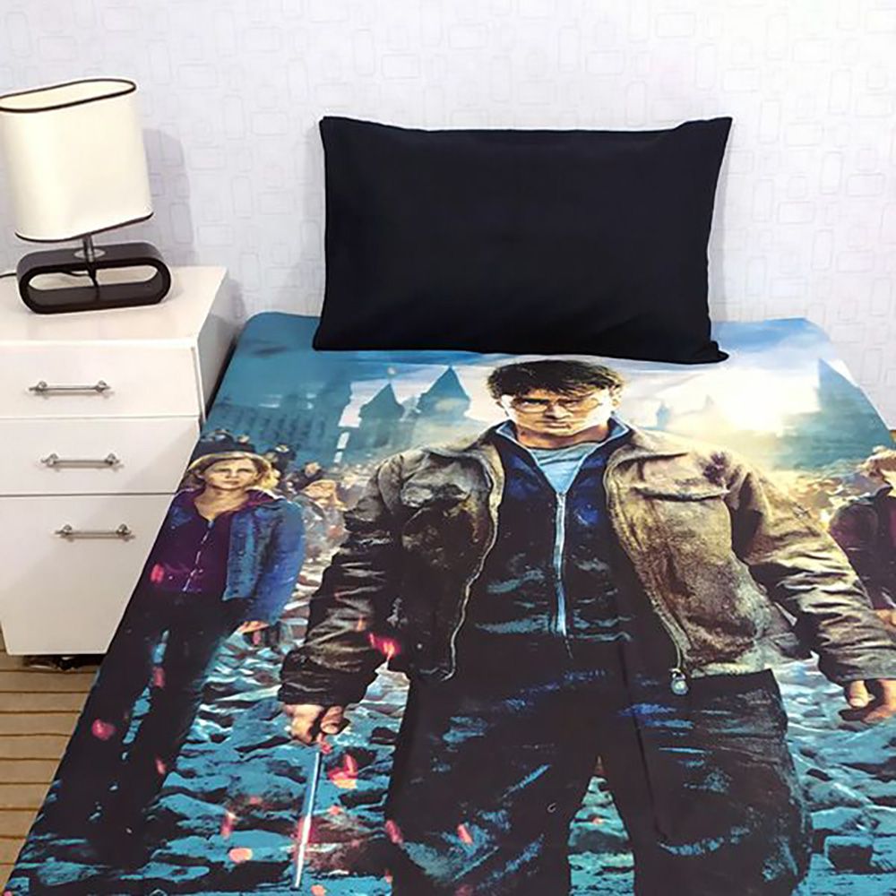 Harry Potter Cartoon Themed Bed Sheet