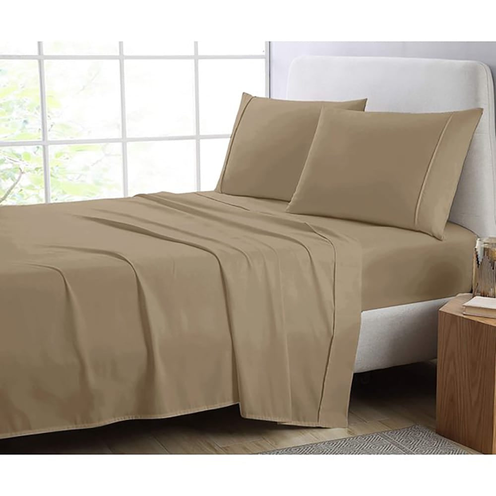 Hazel nut Cotton fitted sheet