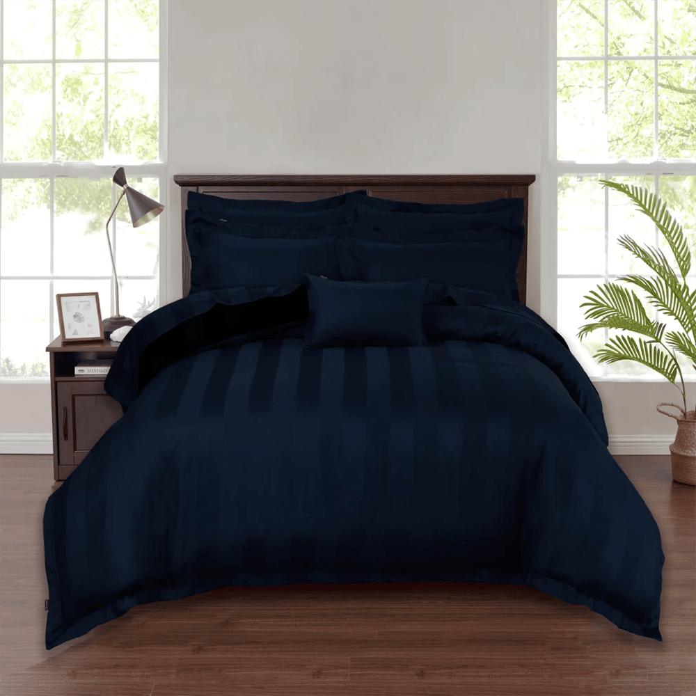 Hotel bed sheet - Navy Blue