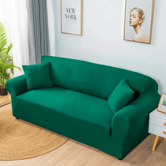 Jersey Sofa Cover Green