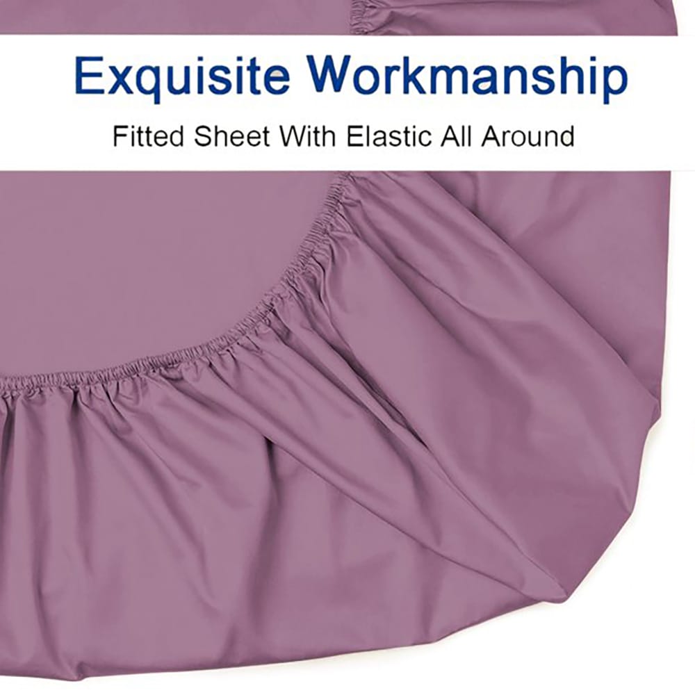 Mauve Color Fitted Sheet