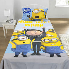 Minions Themed Cartoon Bed Sheet