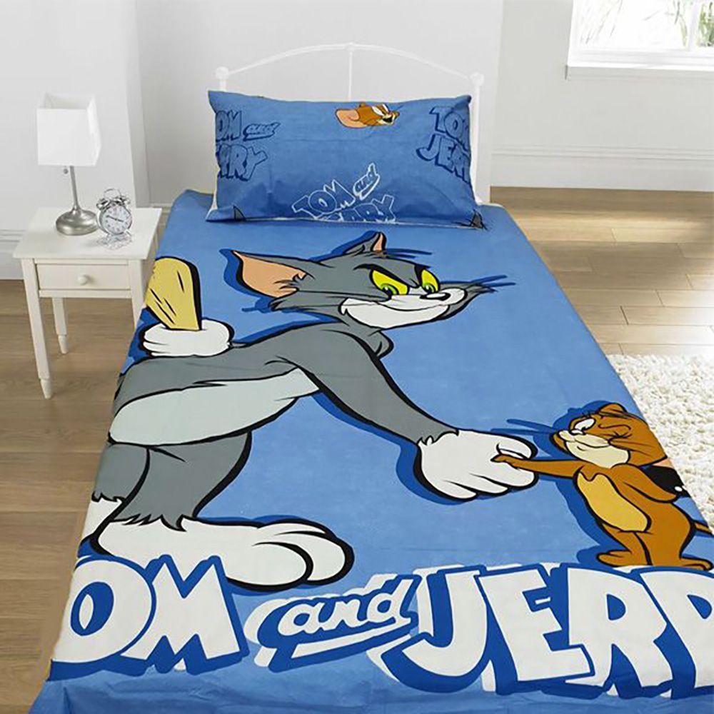 Tom and Jerry Cartoon Bed Sheets