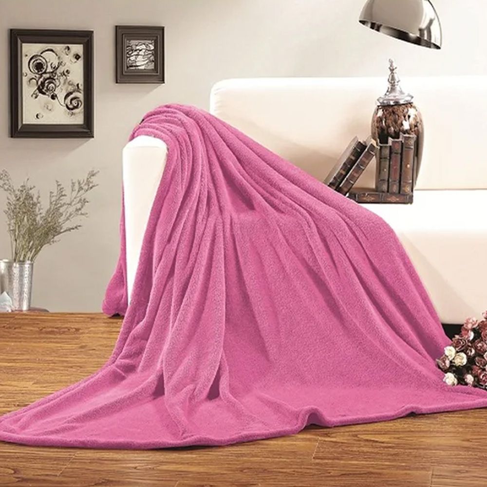 Ultra Soft & Cozy Fleece Blanket – Pink