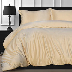 Velvet Quilt Cover - Beige