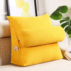 back support cushion yellow